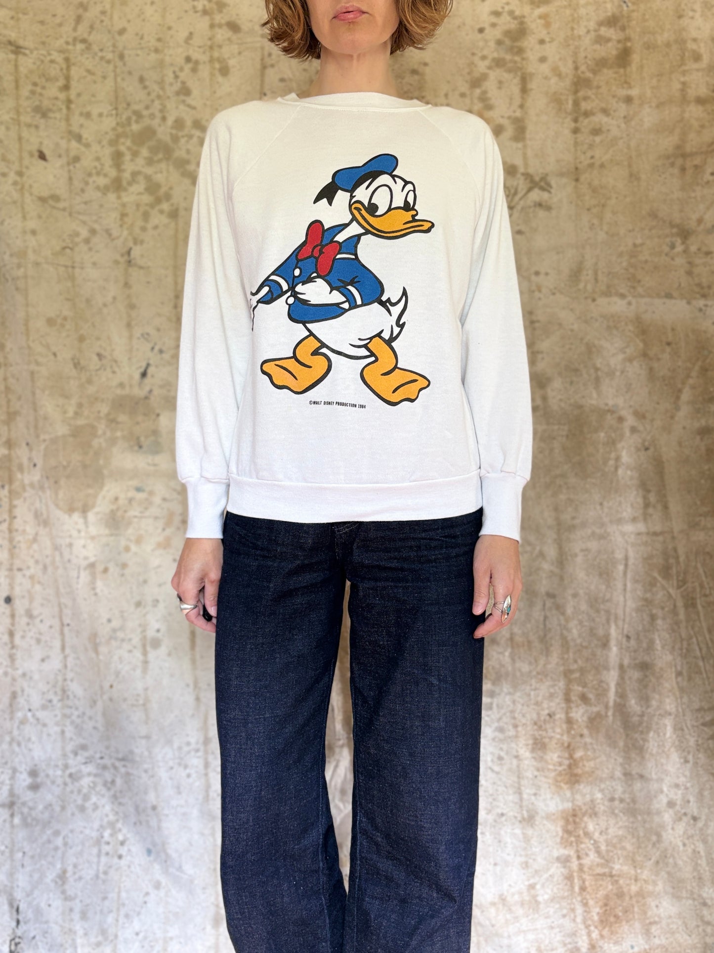 80s Donald Duck Disney Sweatshirt