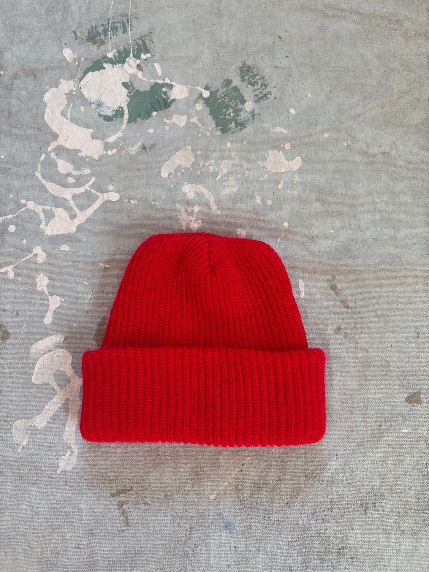 Red Watch Cap Beanie