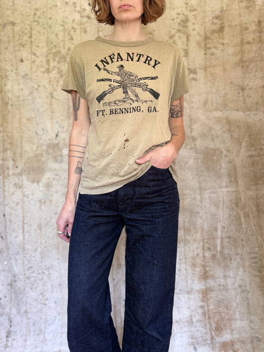 70s Infantry Ft. Benning, GA Thrashed Tee