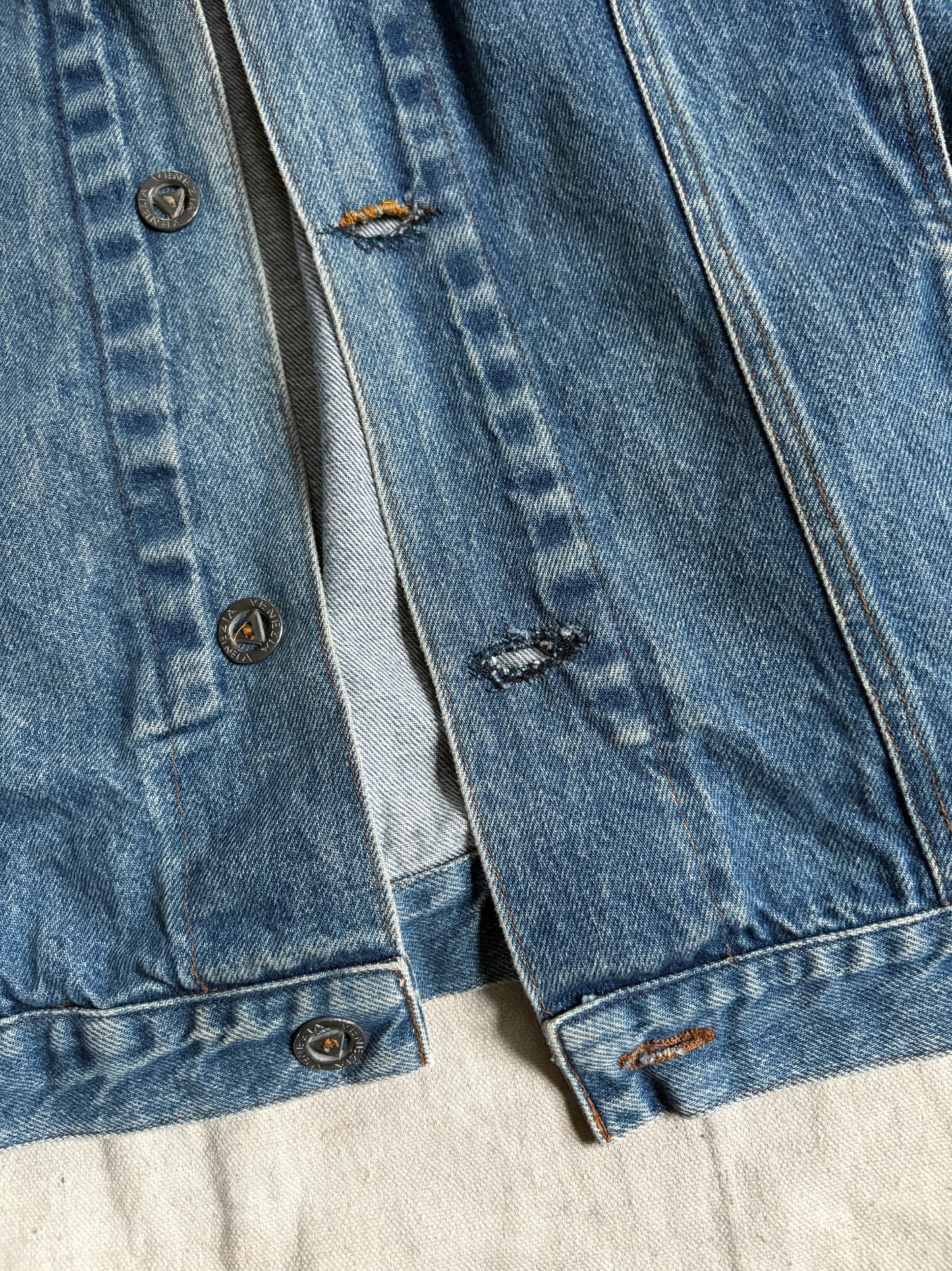 90s Long Denim Coat