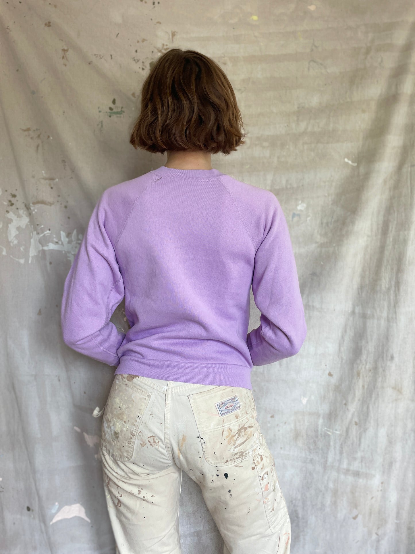 80s Blank Lavender Sweatshirt