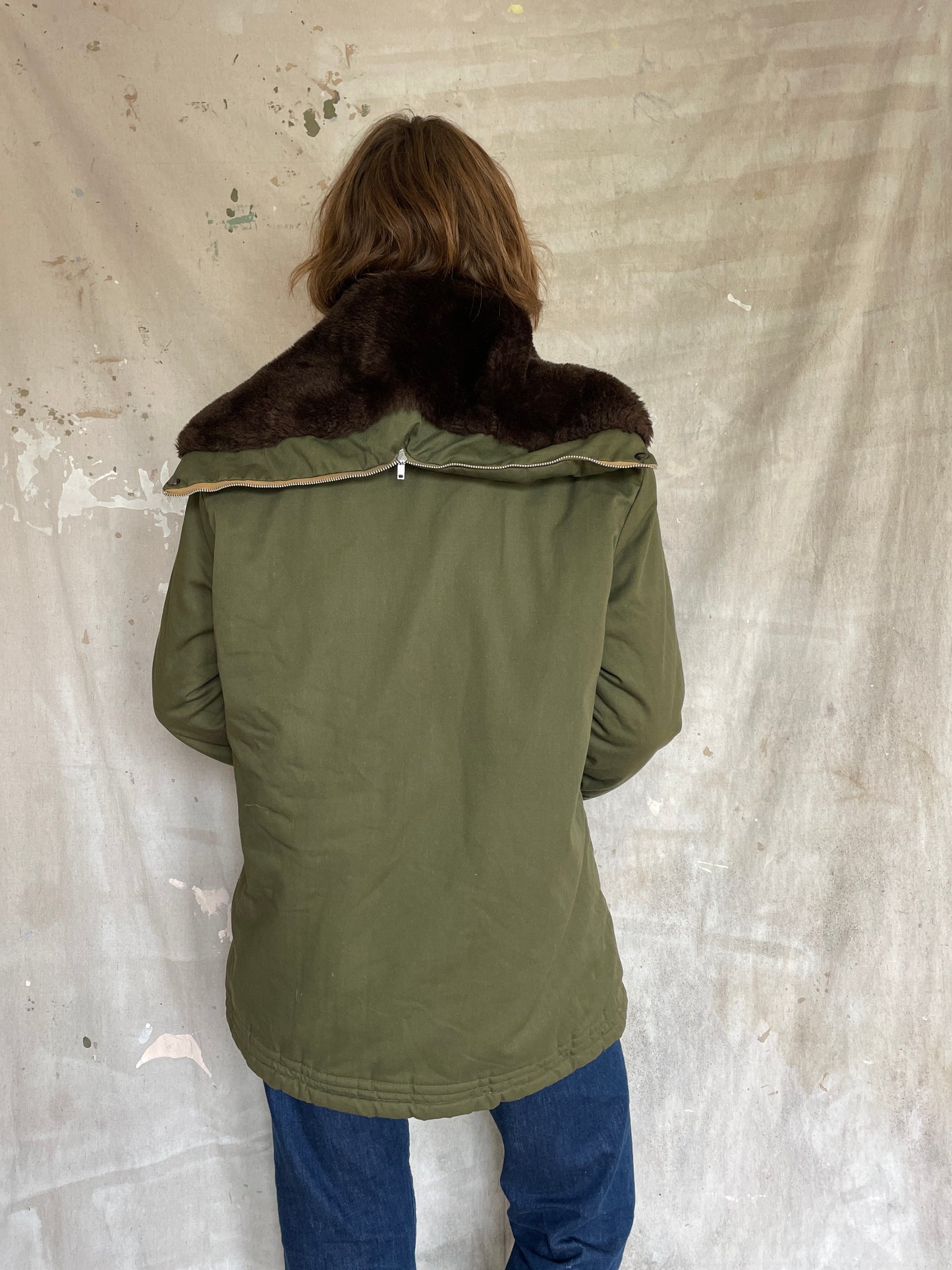 70s Army Green Parka