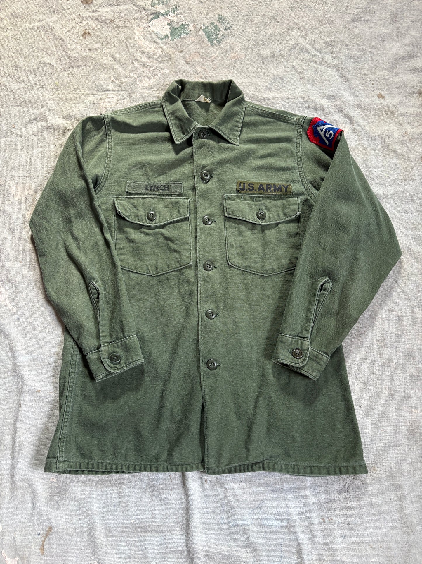 Vintage 60s OG107 Military Field Shirt