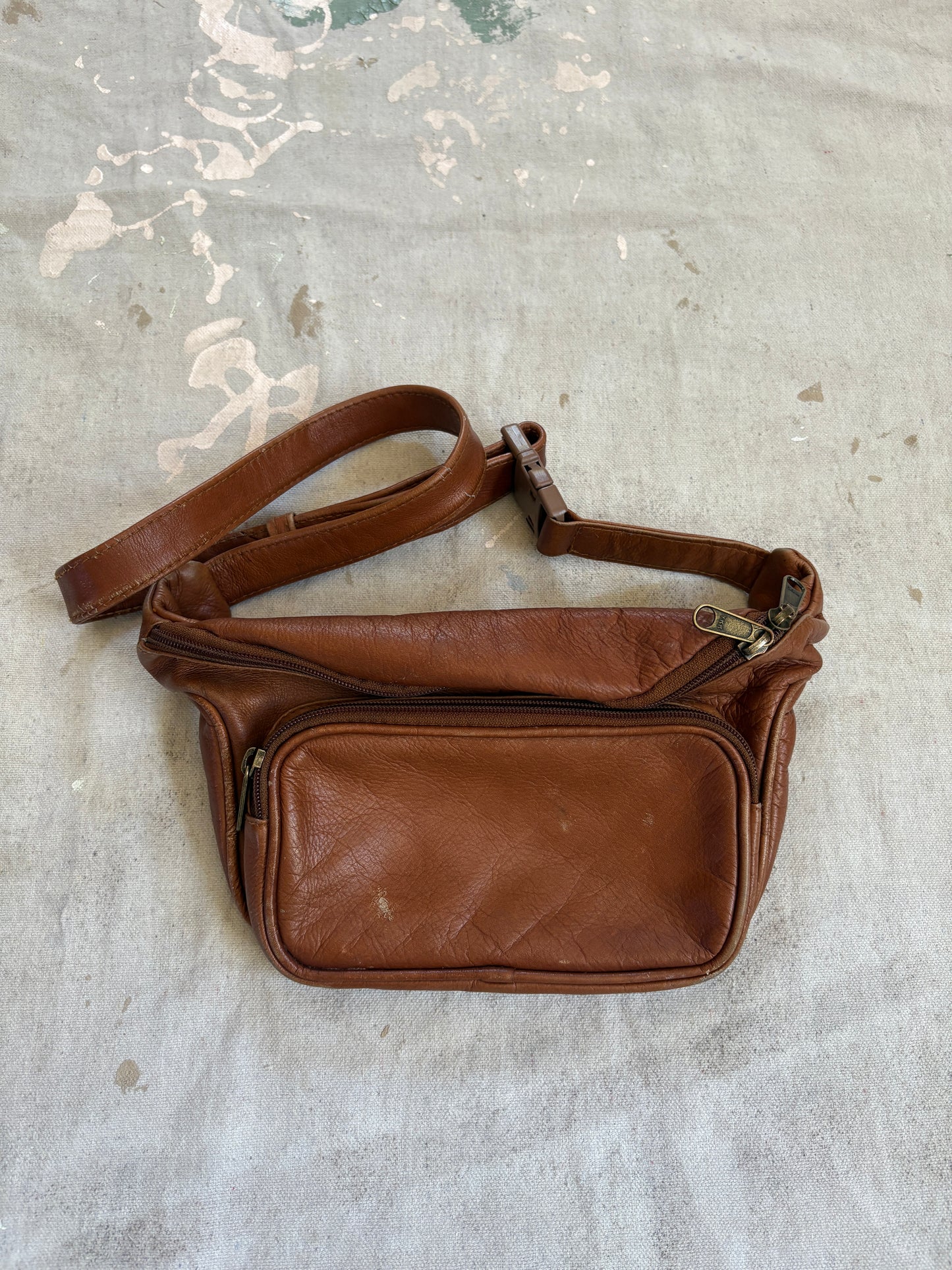 90s Leather Cross Body Bag