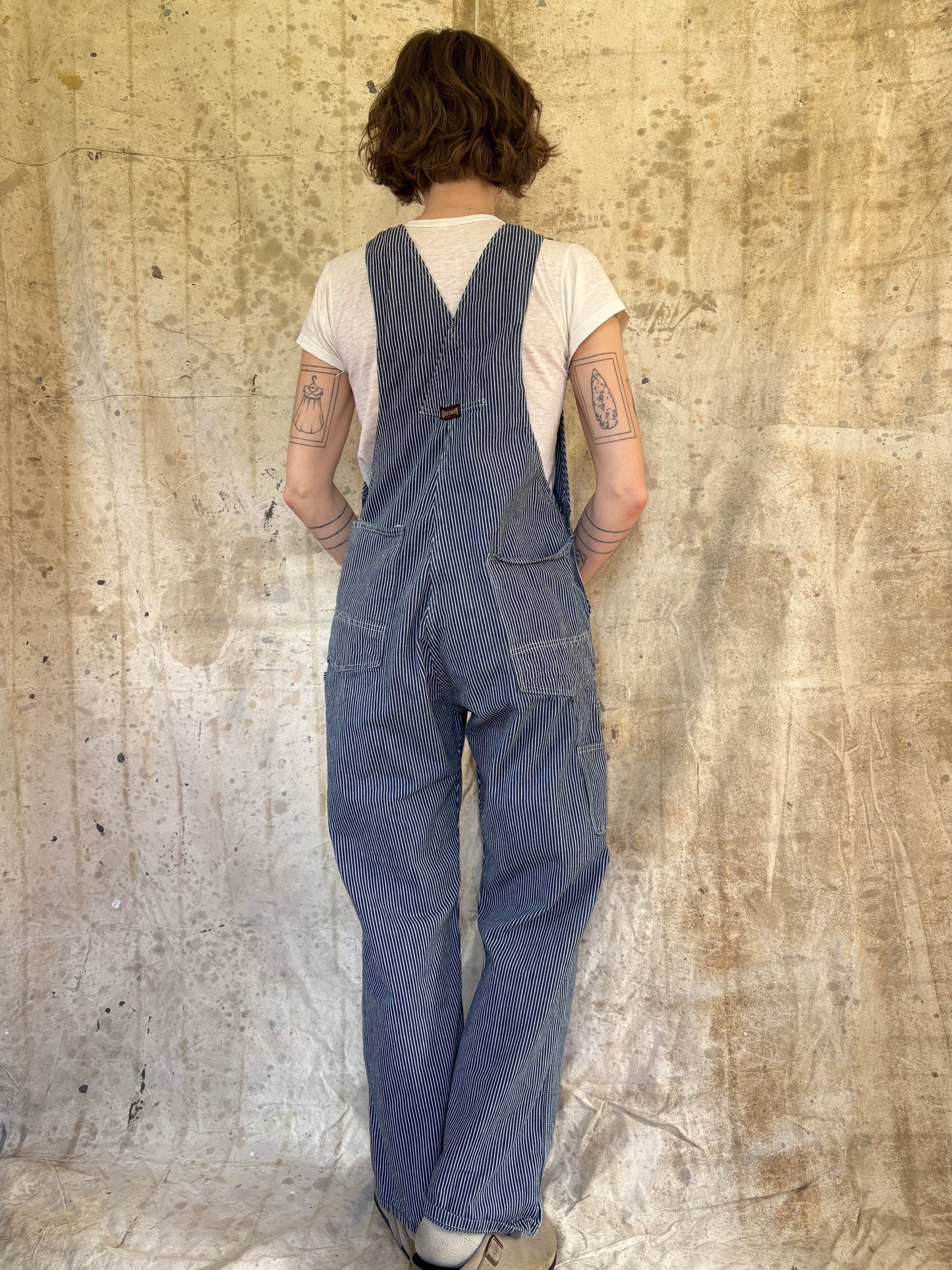 Vintage 50s Big Smith Hickory Stripe Overalls