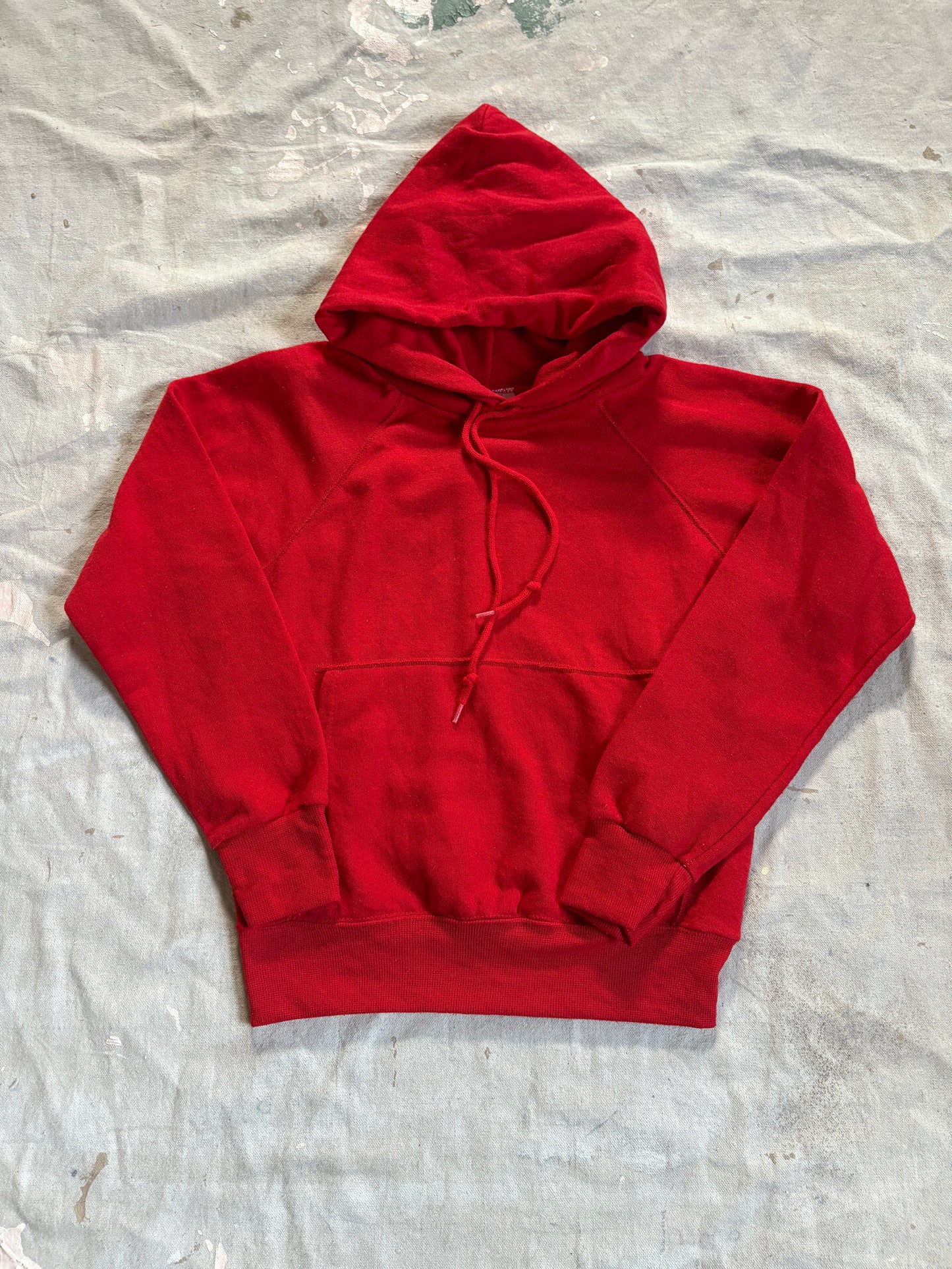 80s Blank Red Sweatshirt Hoodie
