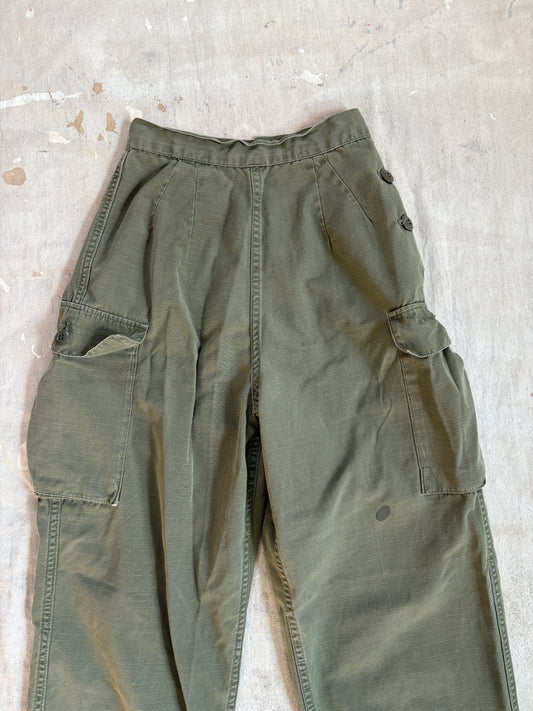 70s OG107 Cotton Poplin Utility Slacks