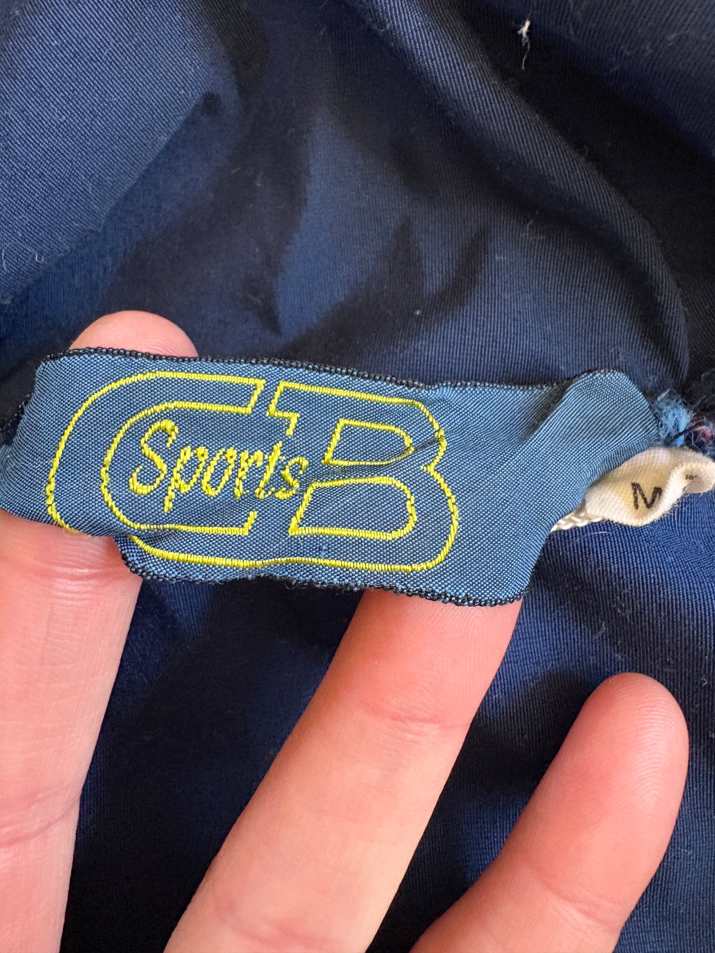 Vintage 80s Blue And Red Anorak Jacket
