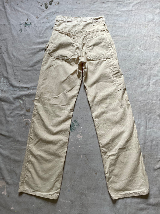 70s/80s Ecru Carpenter Painter Pants