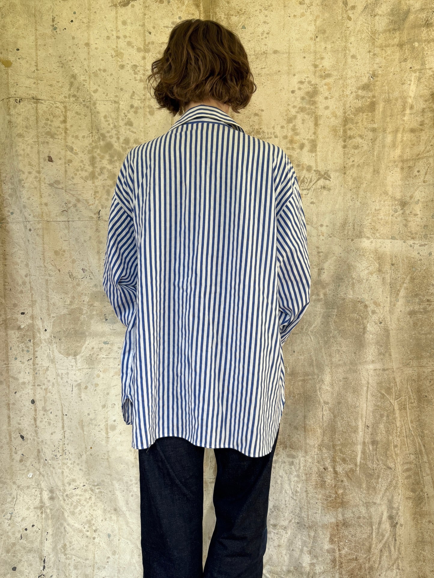 Vintage 90s Striped Button Up Shirt