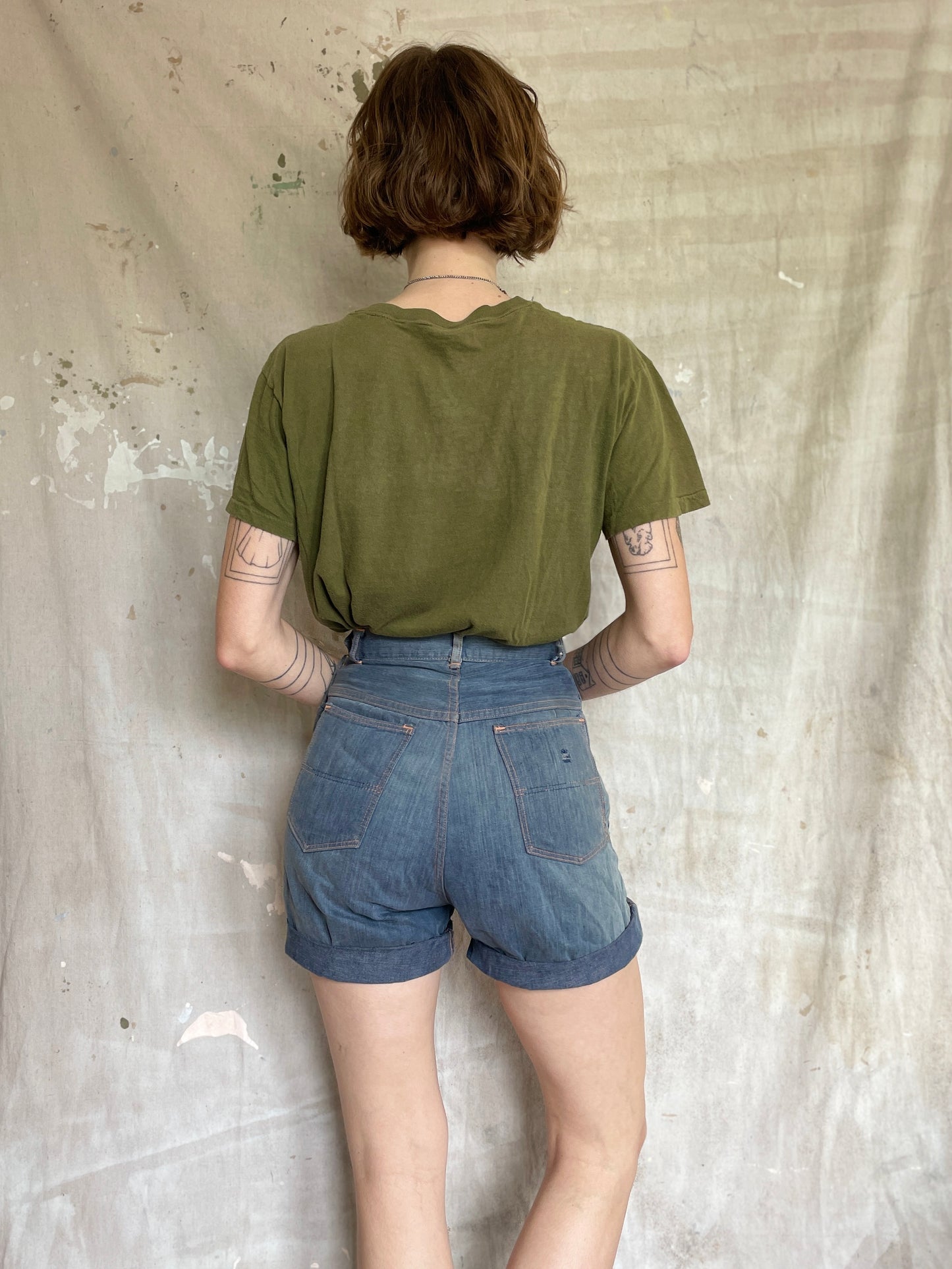 50s Side Zip Cut-Off Shorts