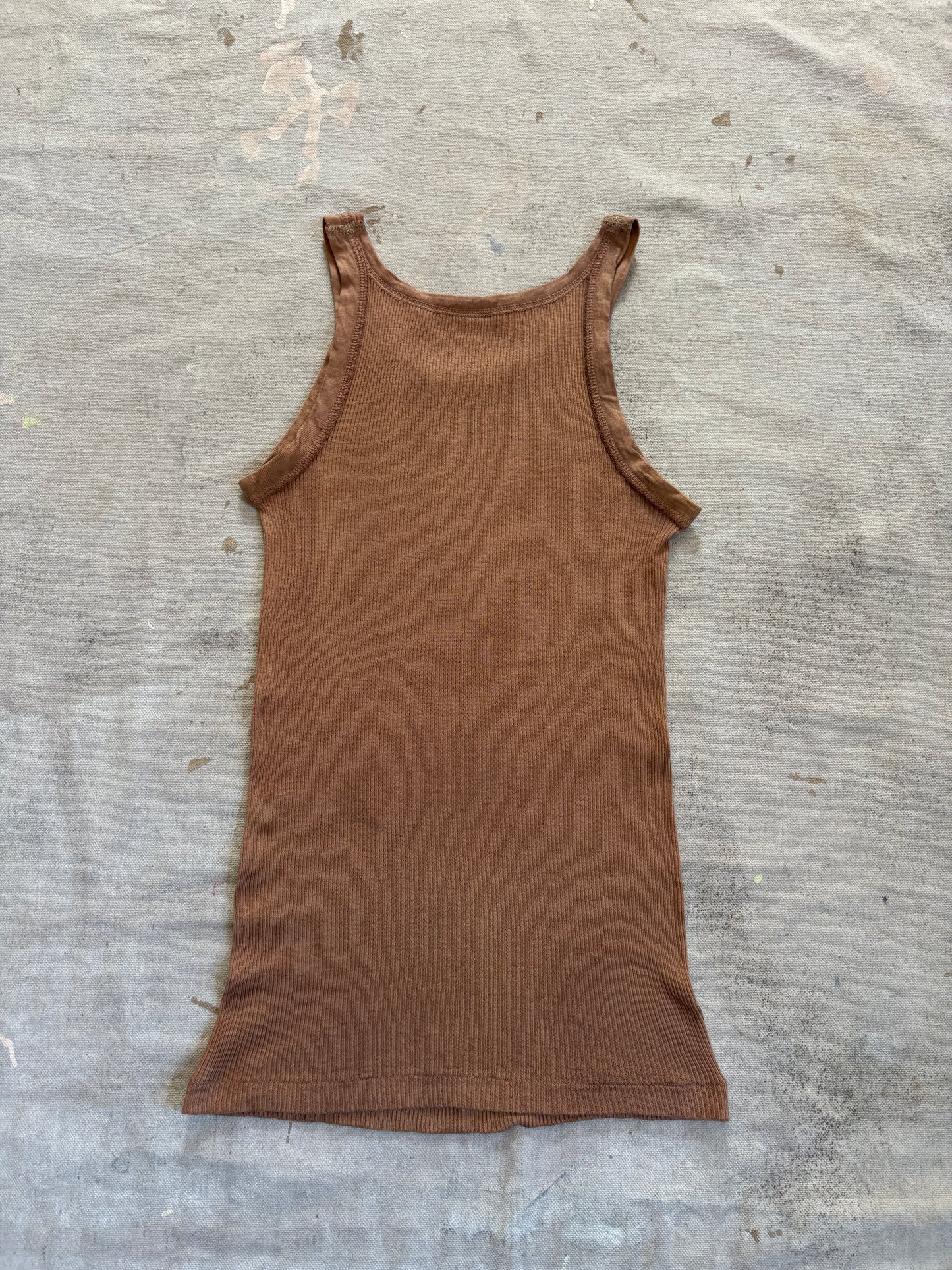 Vintage 50s Hanes Overdyed Tank Top
