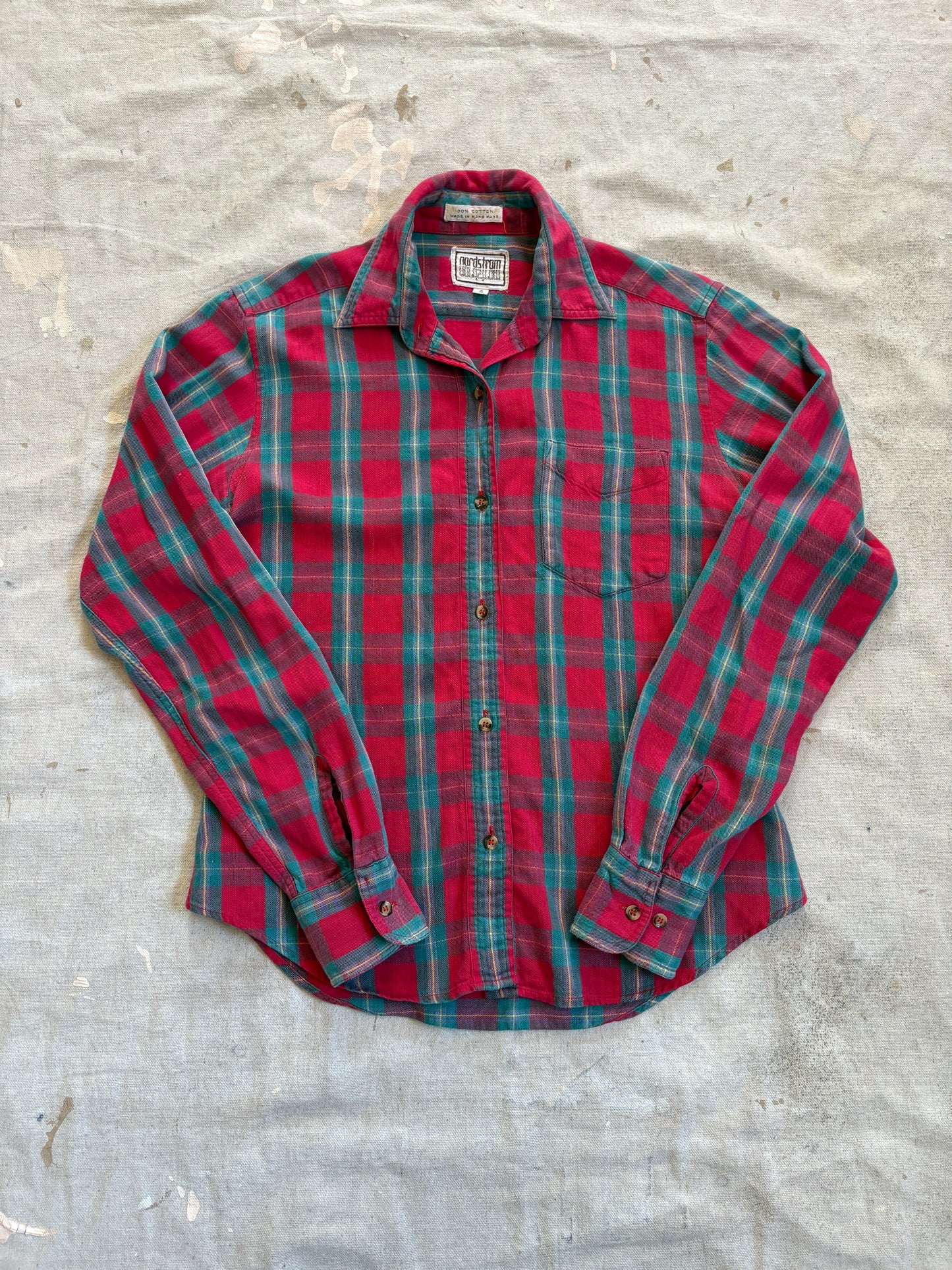 Vintage 80s Nordstrom Cotton Flannel