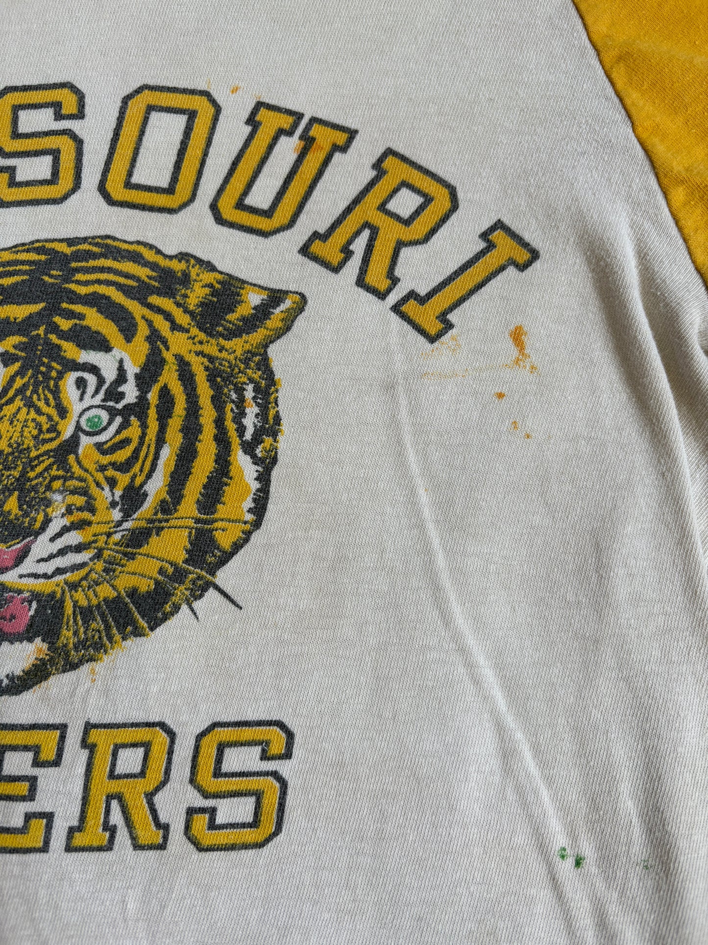 70s Missouri Tigers Baseball Tee