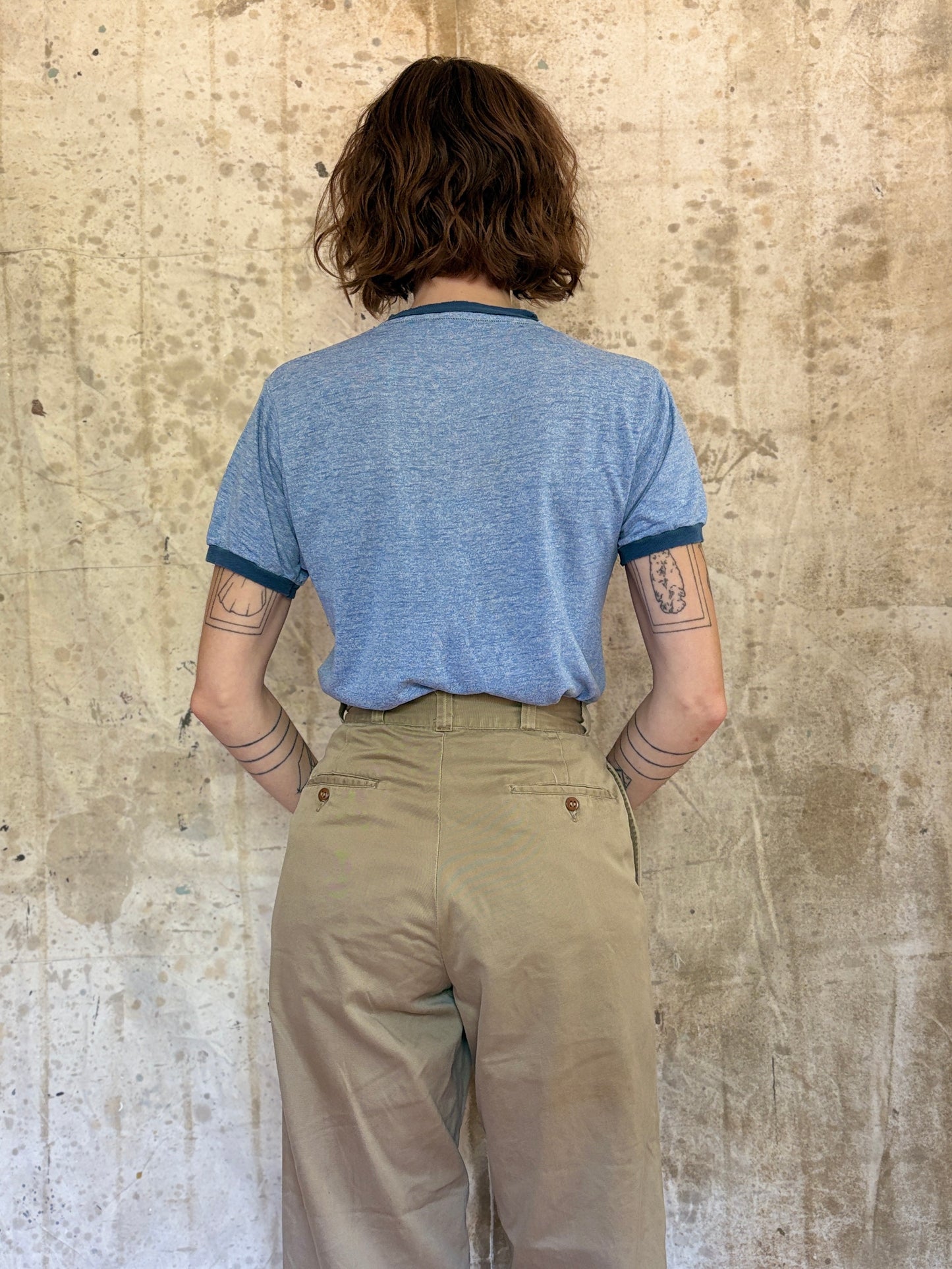 Vintage 80s St. Croix Ringer Tee