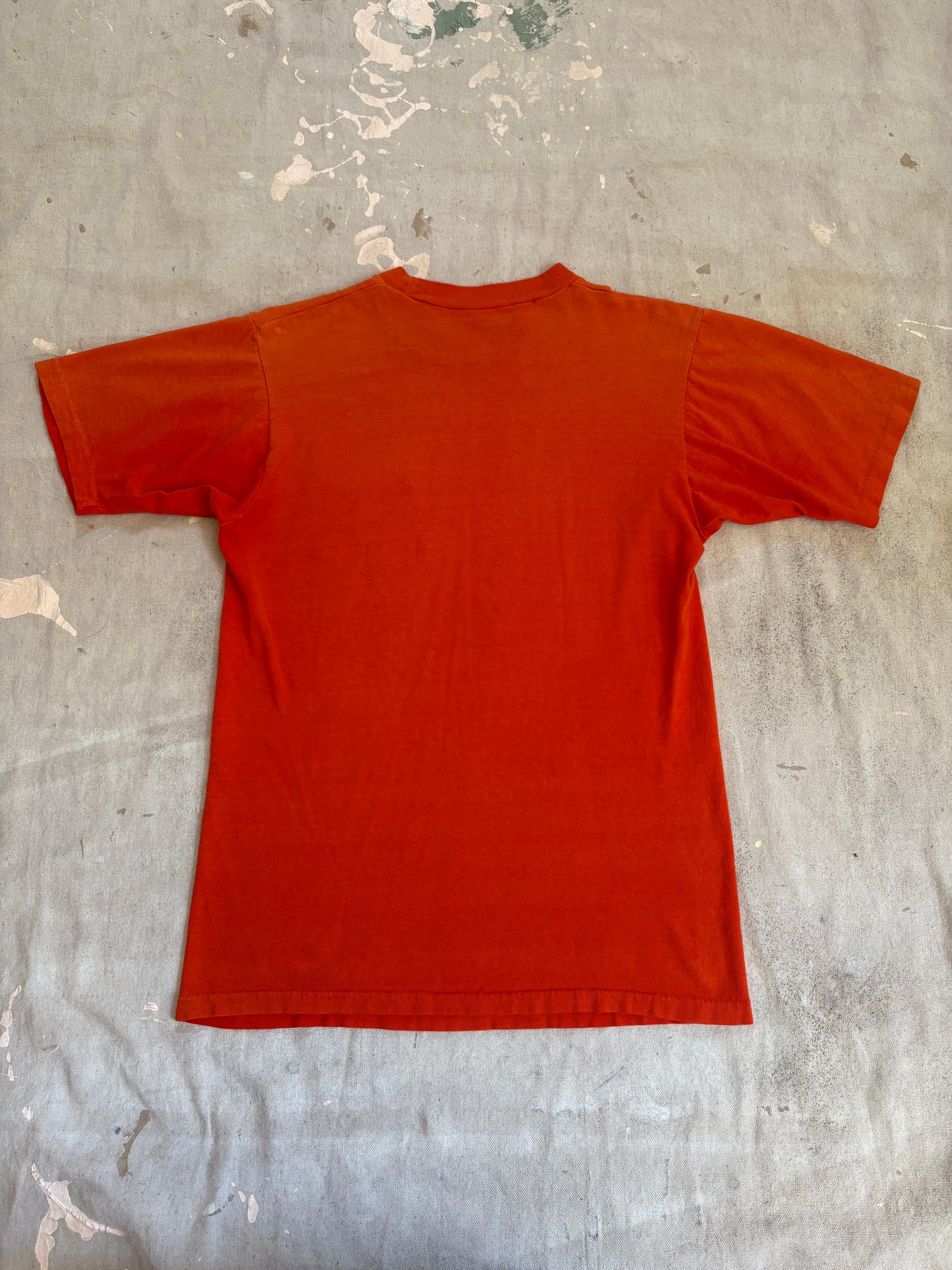 70s Blank Faded Orange Pocket Tee