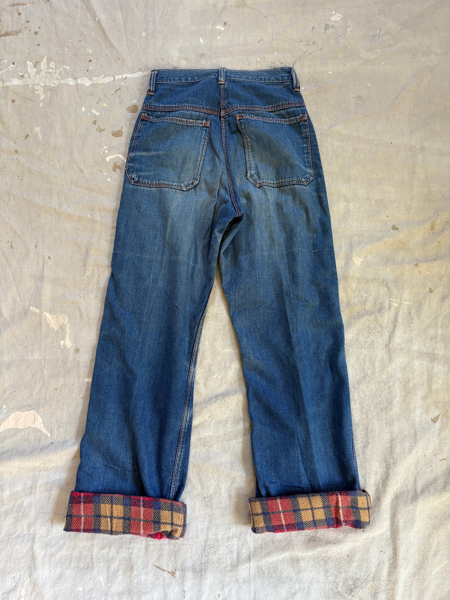 60s Flannel Lined Jeans