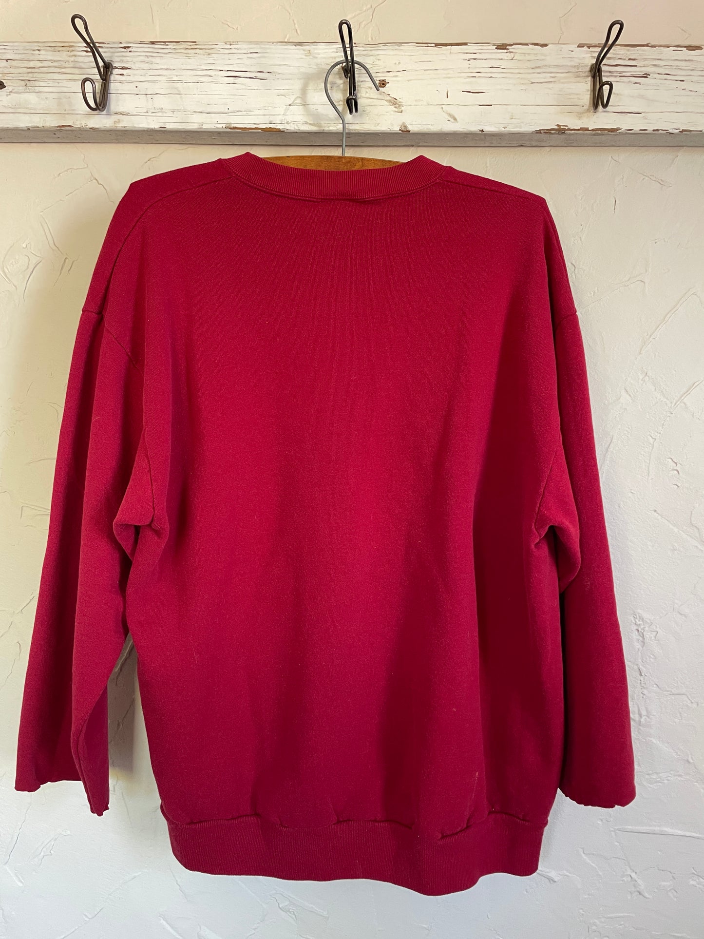 90s Blank Maroon Sweatshirt