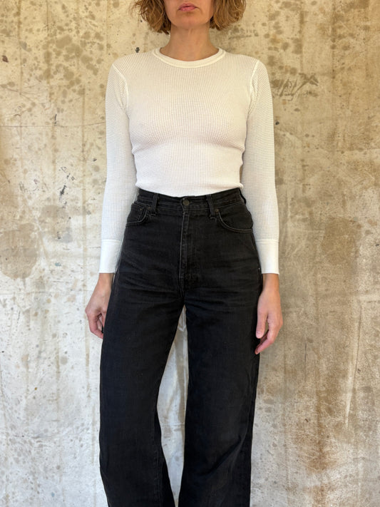 Vintage 90s White Thermal Shirt