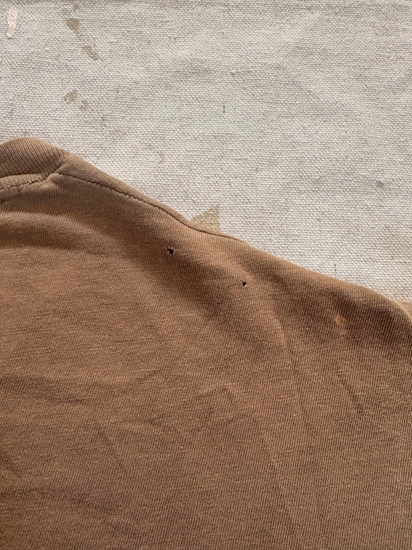 Vintage 80s Blank Brown Tee