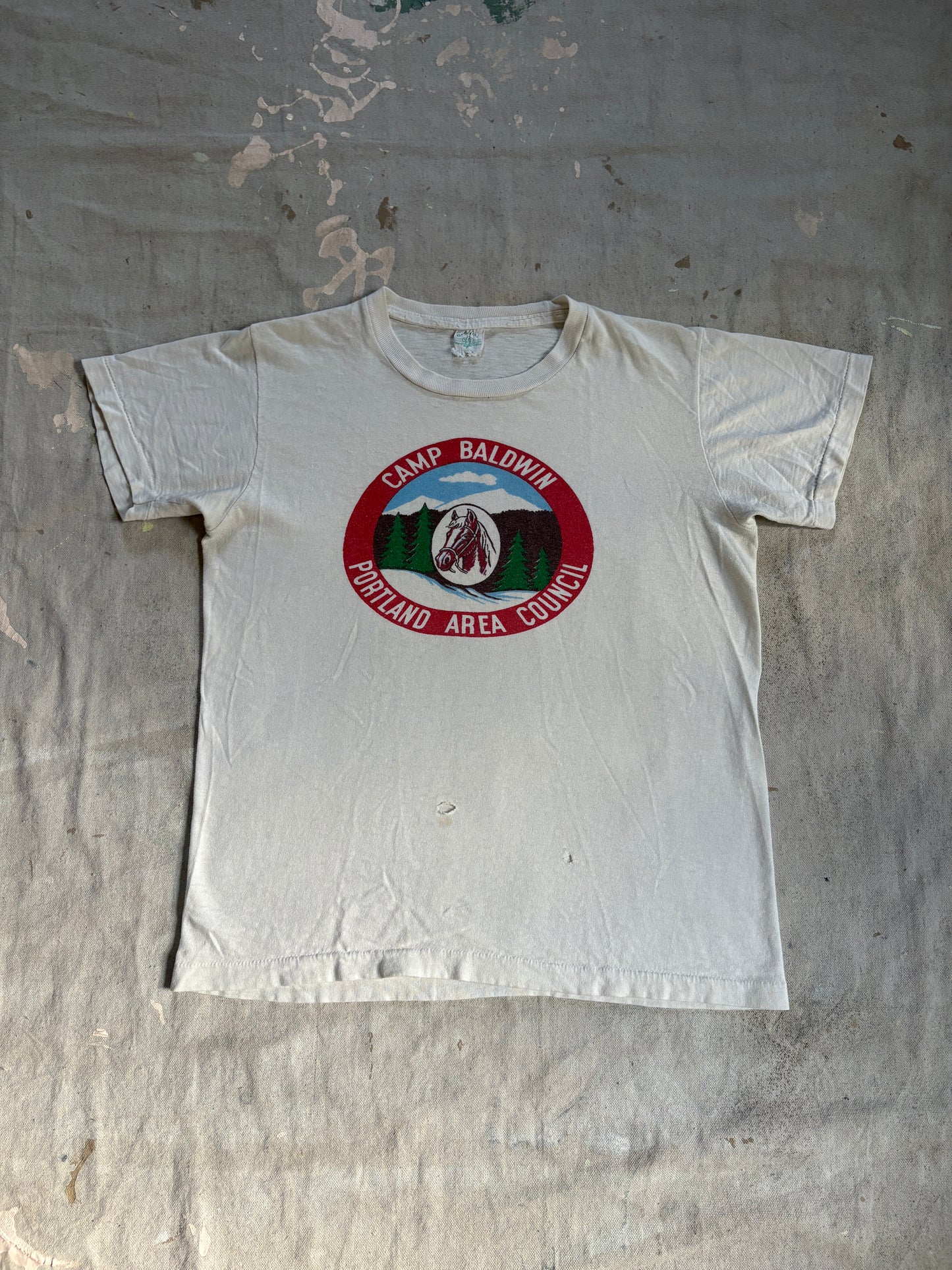 60s BSA Camp Baldwin Portland Area Council Tee