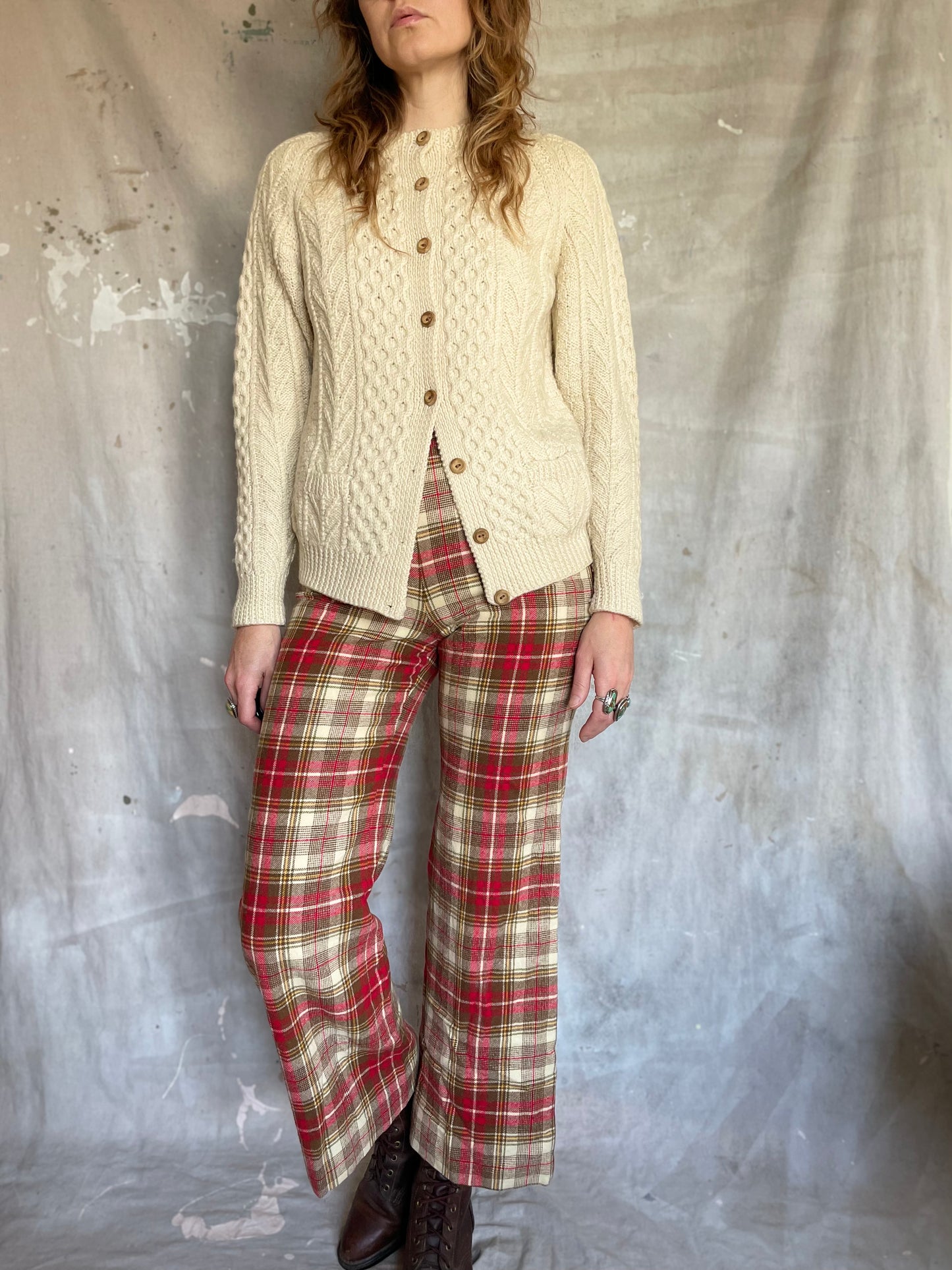 70s Plaid Pendleton Pants