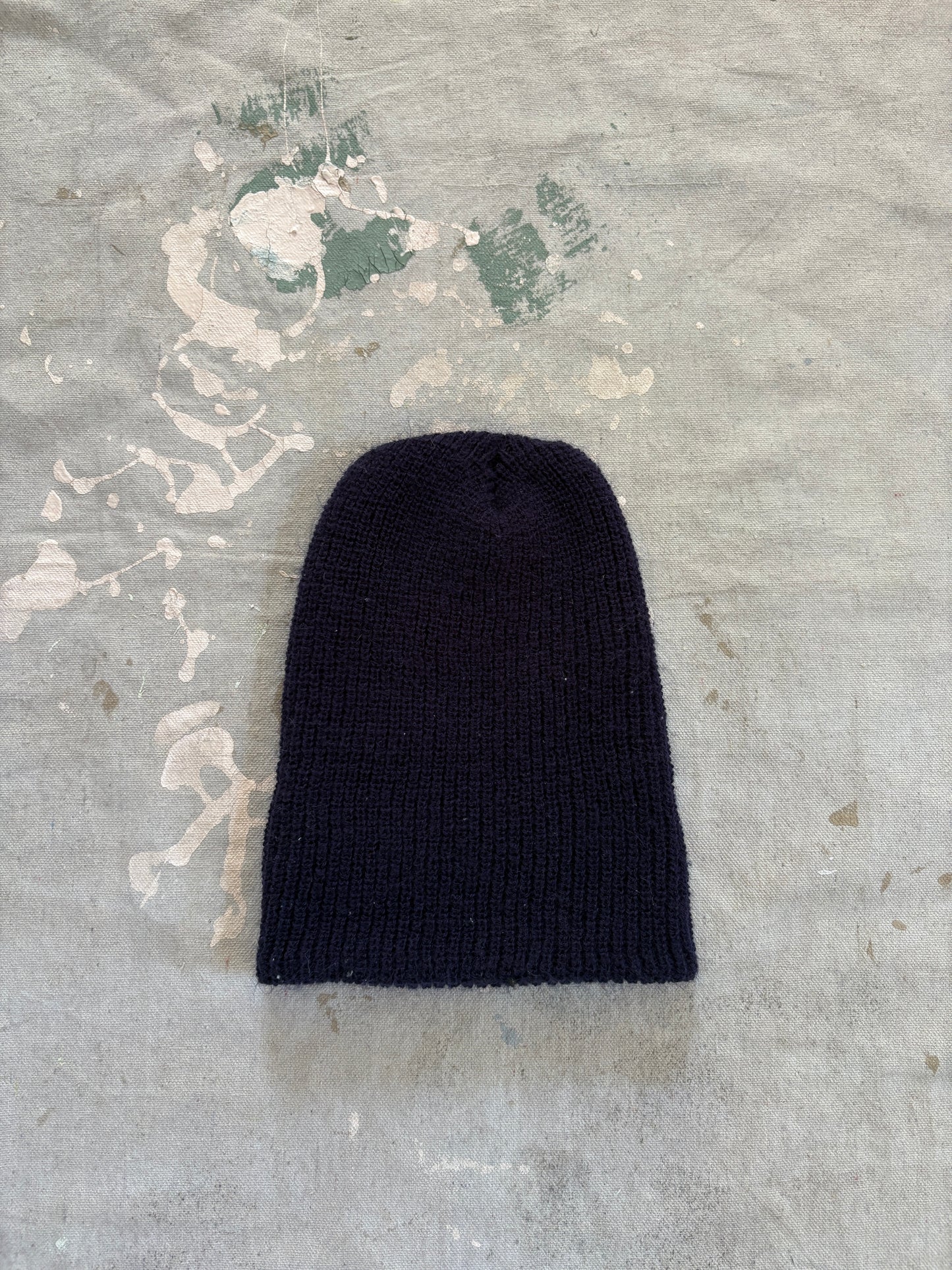 Vintage Navy Blue Watch Cap
