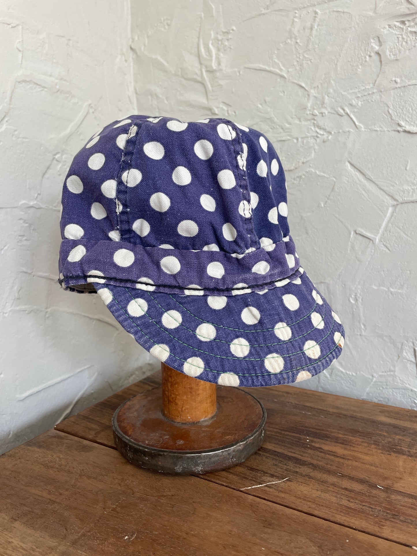 50s/60s Polka Dot Kromer Klean Kloth Kap Hat