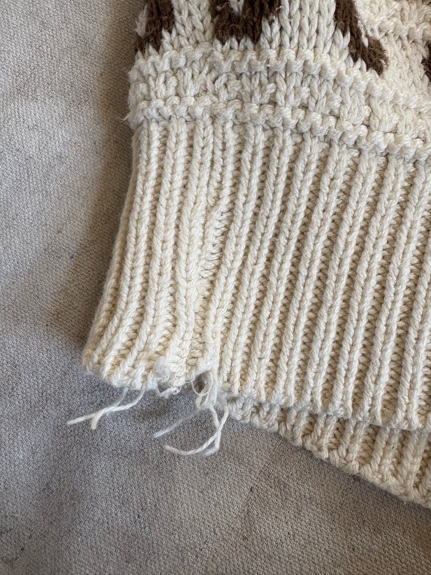 Vintage Geometric Knit Sweater