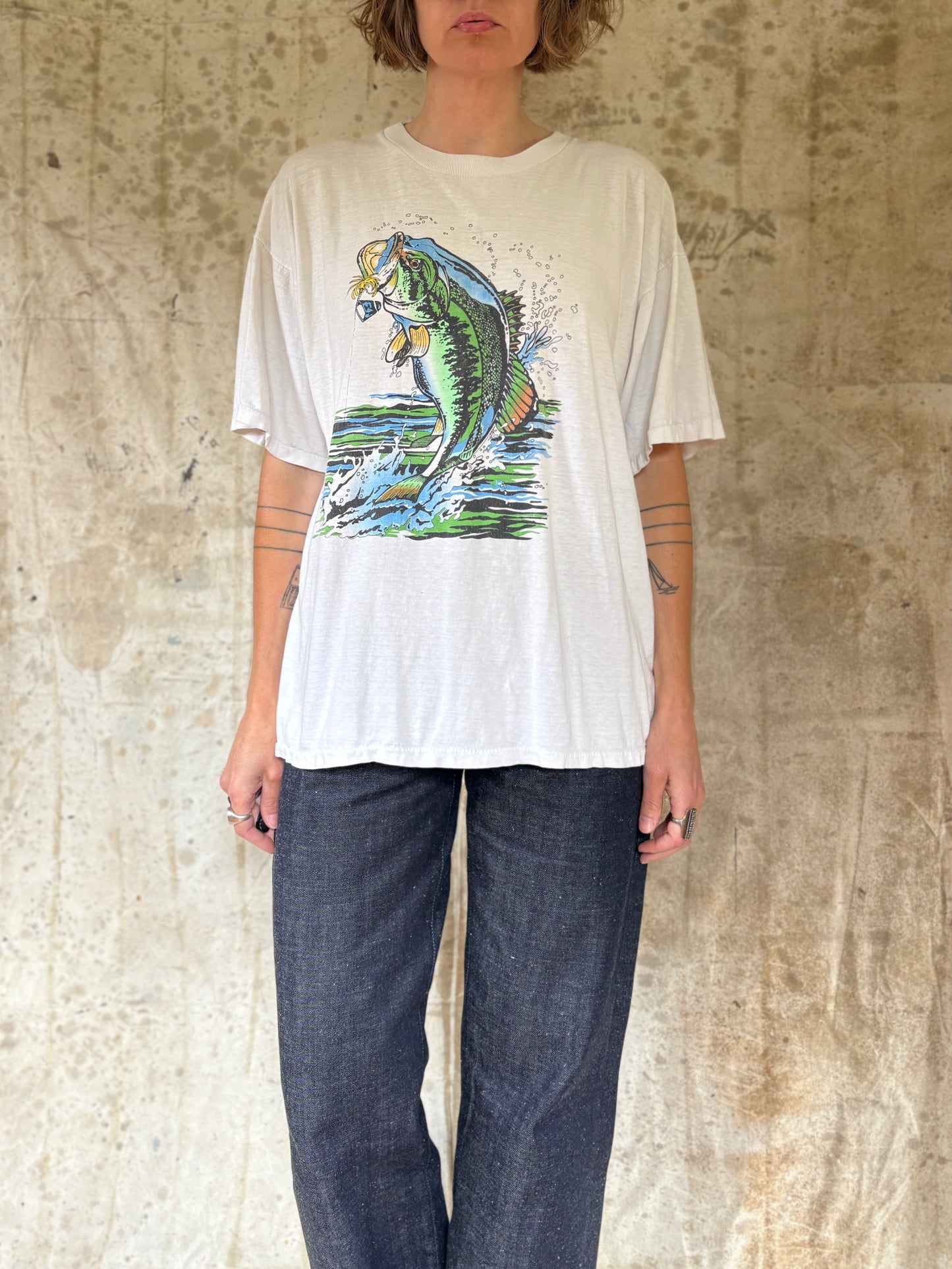 Vintage 80s Fish Out Of Water Tee
