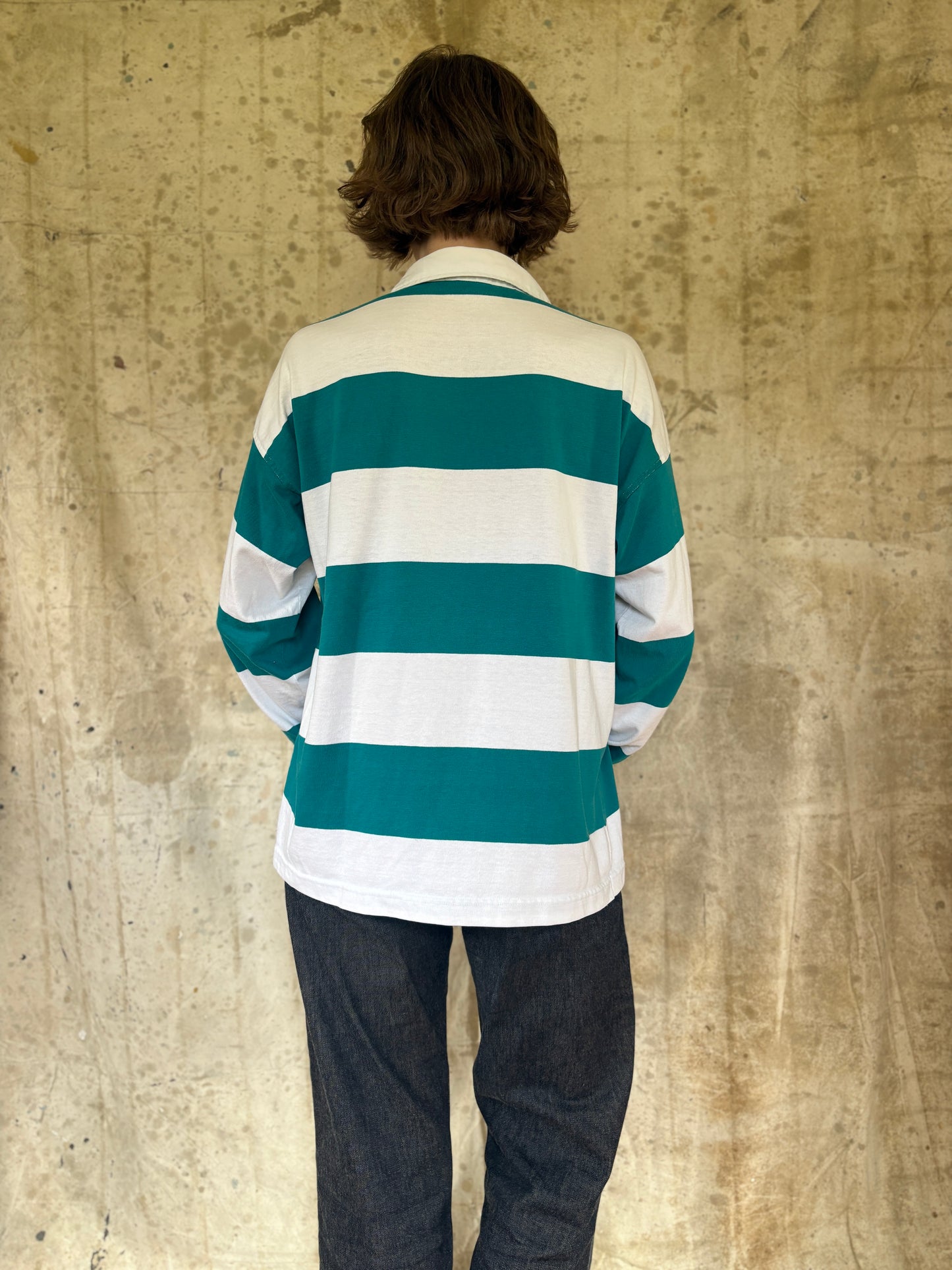 Vintage 90s Striped Rugby Shirt