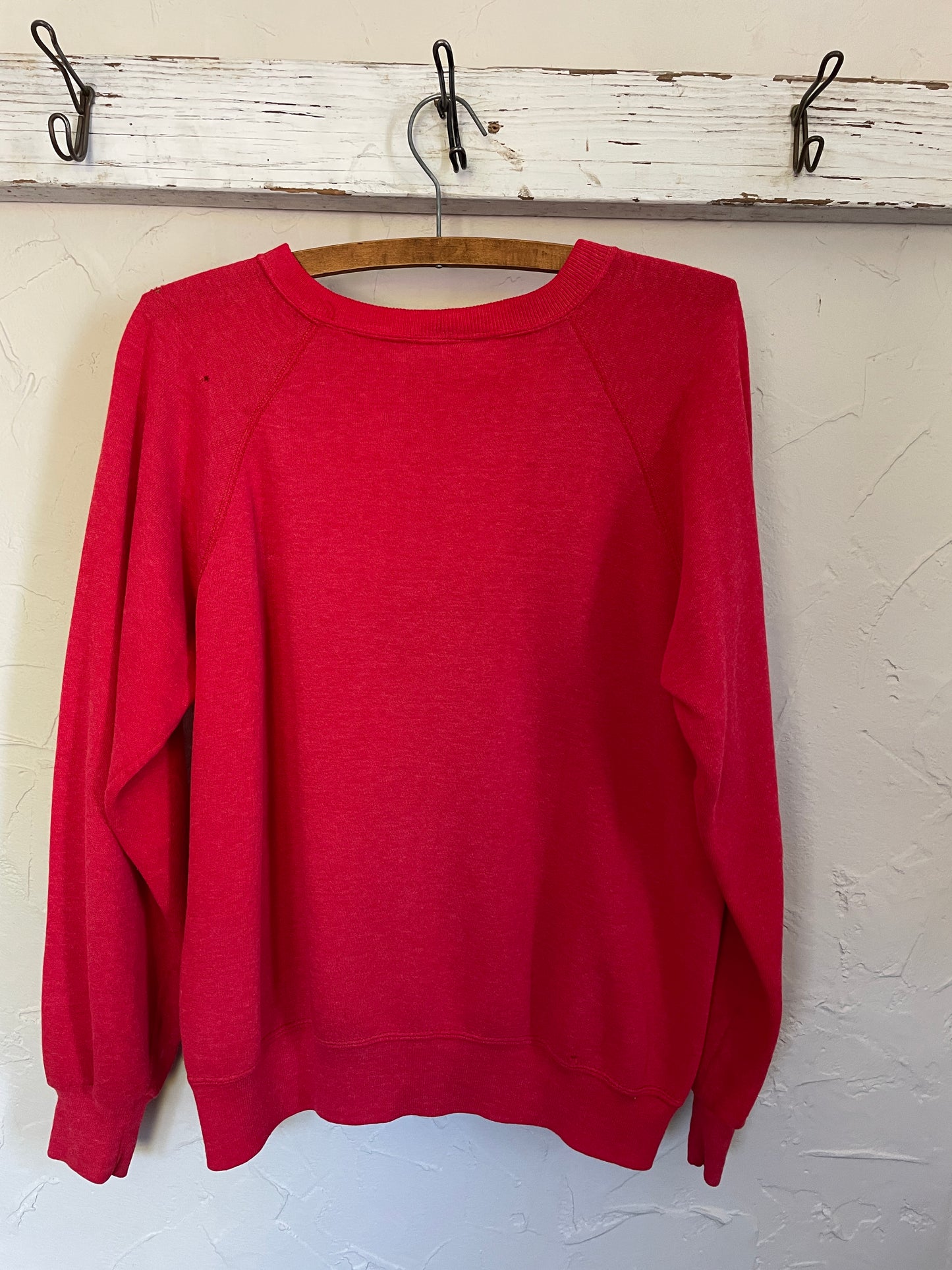 80s Blank Red Sweatshirt