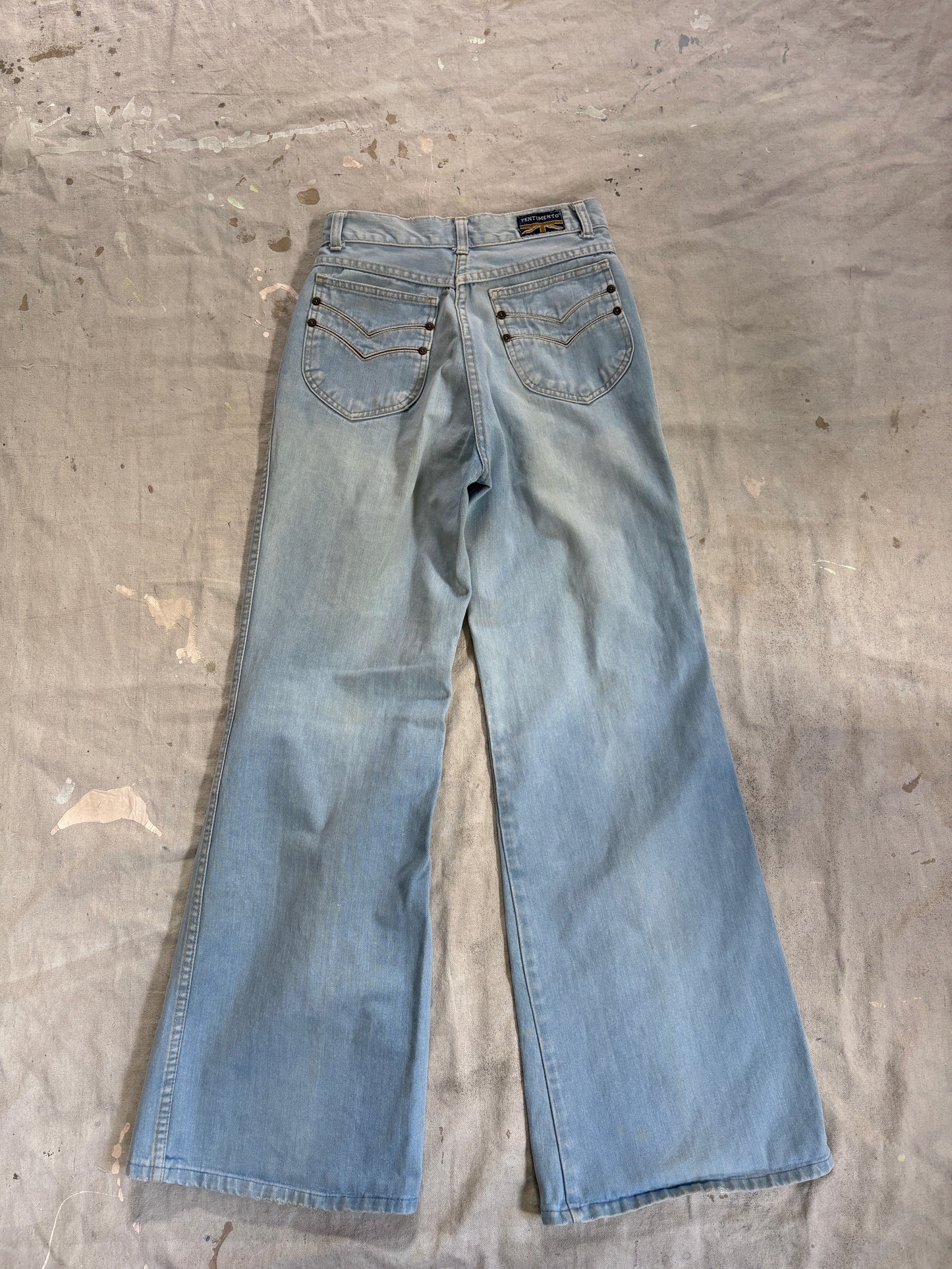 Vintage 70s Pentimento Wide Leg Jeans