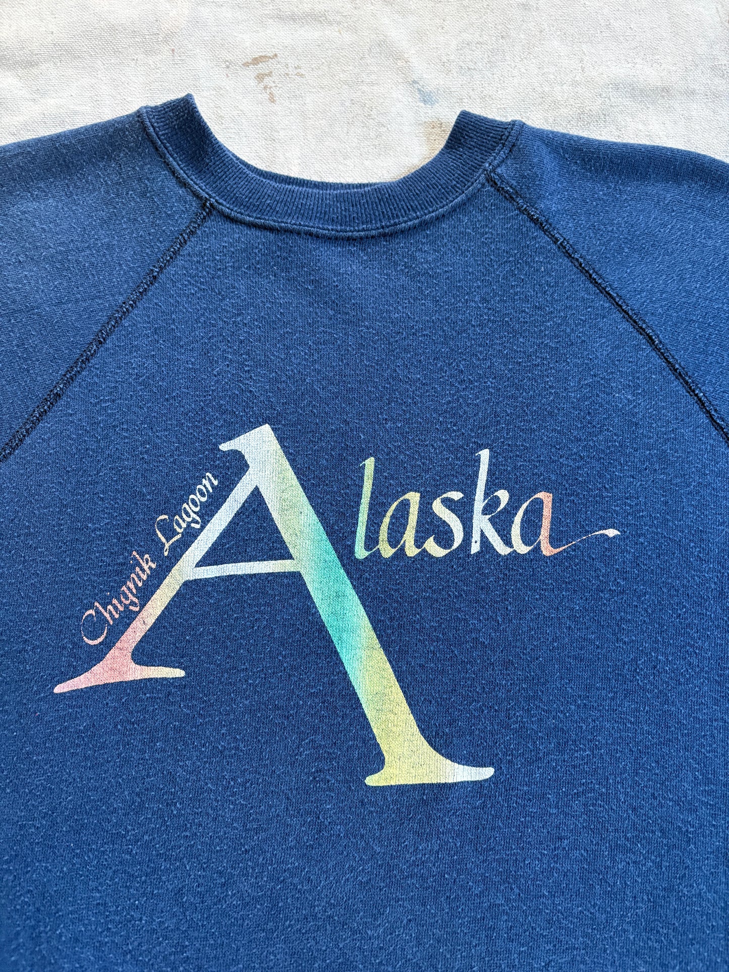 Vintage 80s Chignik Lagoon Alaska Sweatshirt