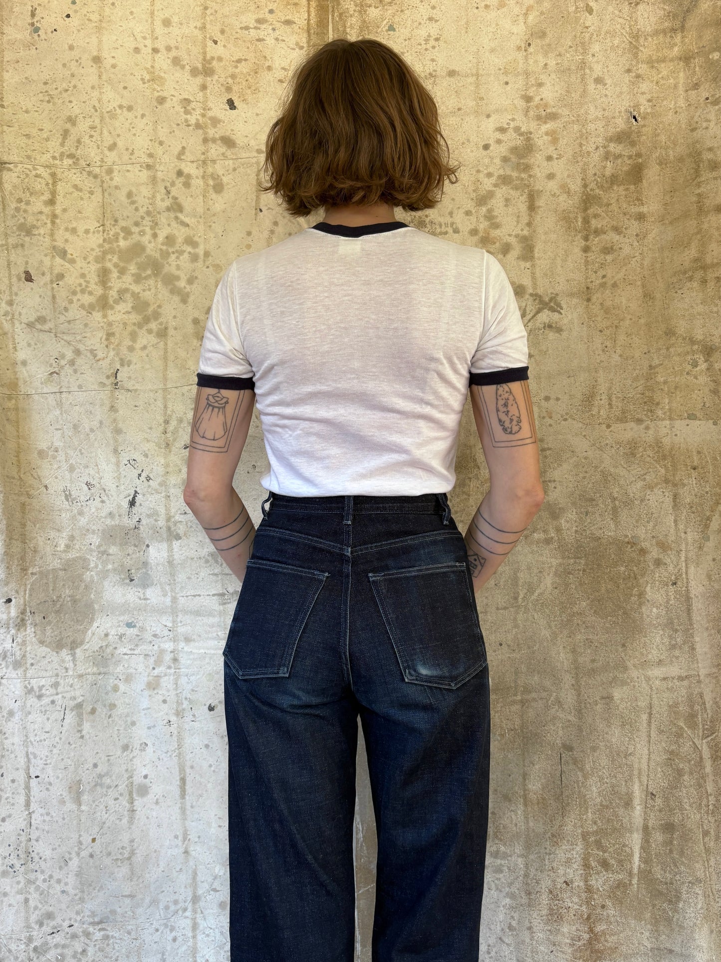 Vintage 80s Jefferson Aero Inc. Ringer Tee