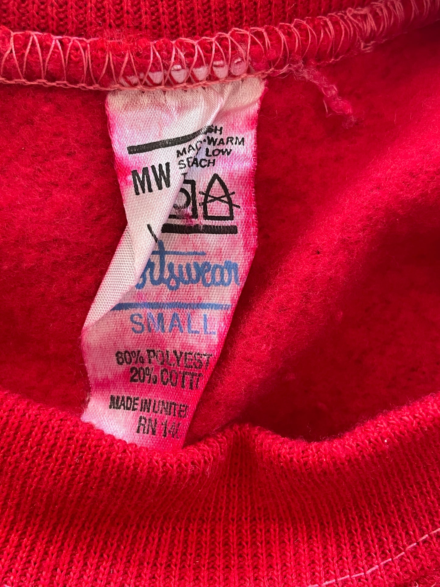 80s Blank Red Sweatshirt