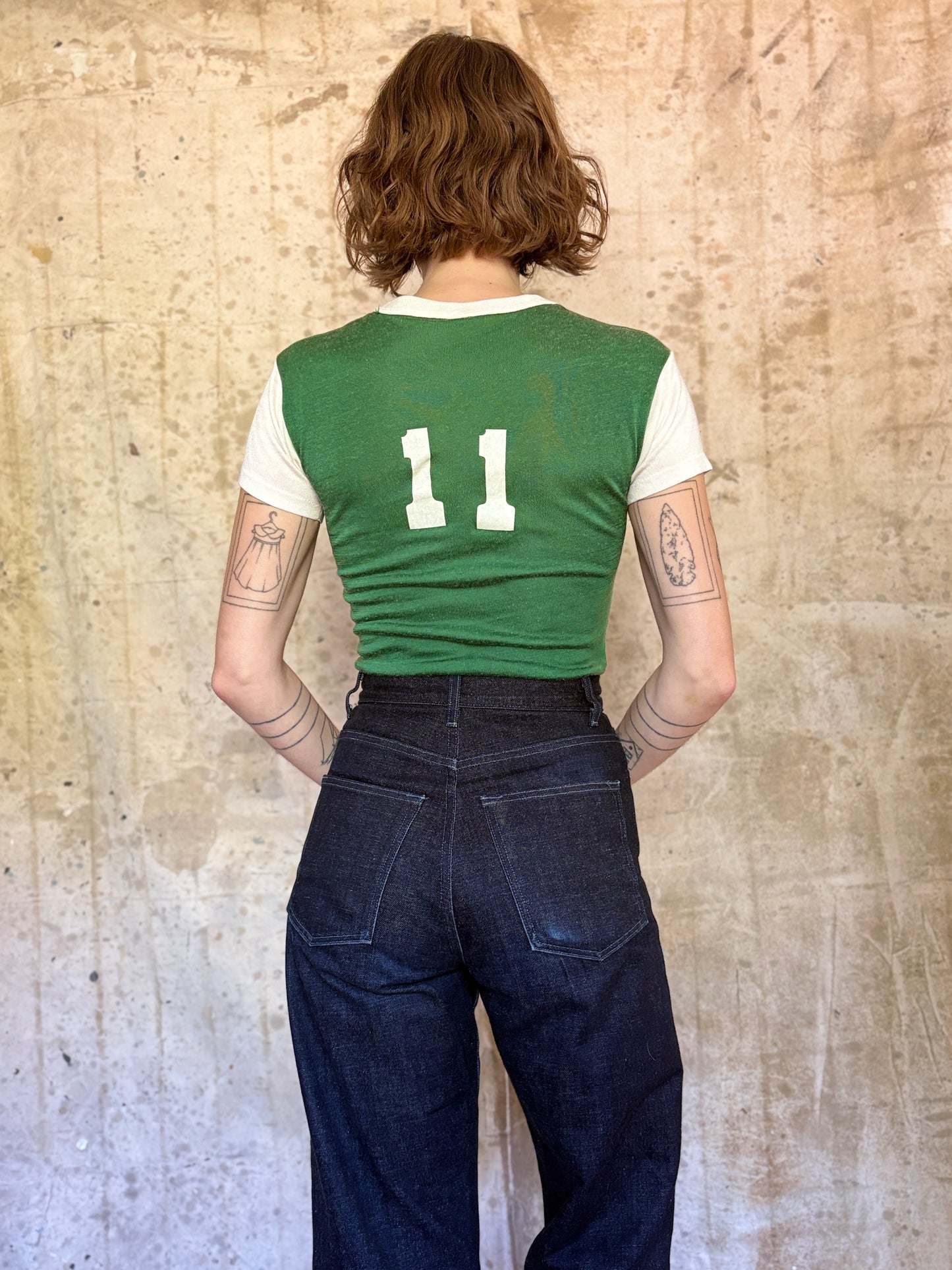50s Russell Southern Tupper Mortgage Co. Durene Jersey Tee