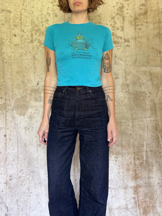 Vintage 80s I’m Nuts About White Mountains New Hampshire Tee