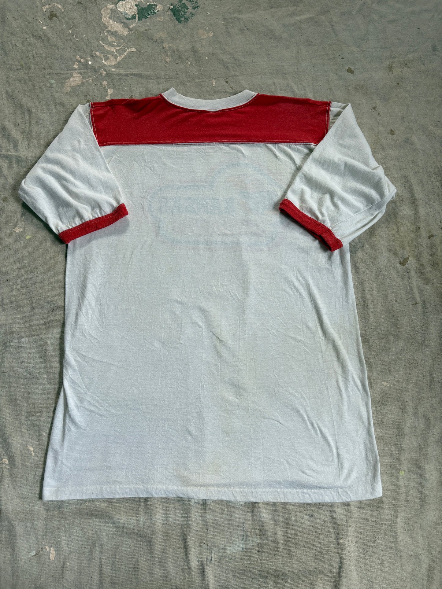 70s/80s University Of Kansas Jayhawks Basketball Tee