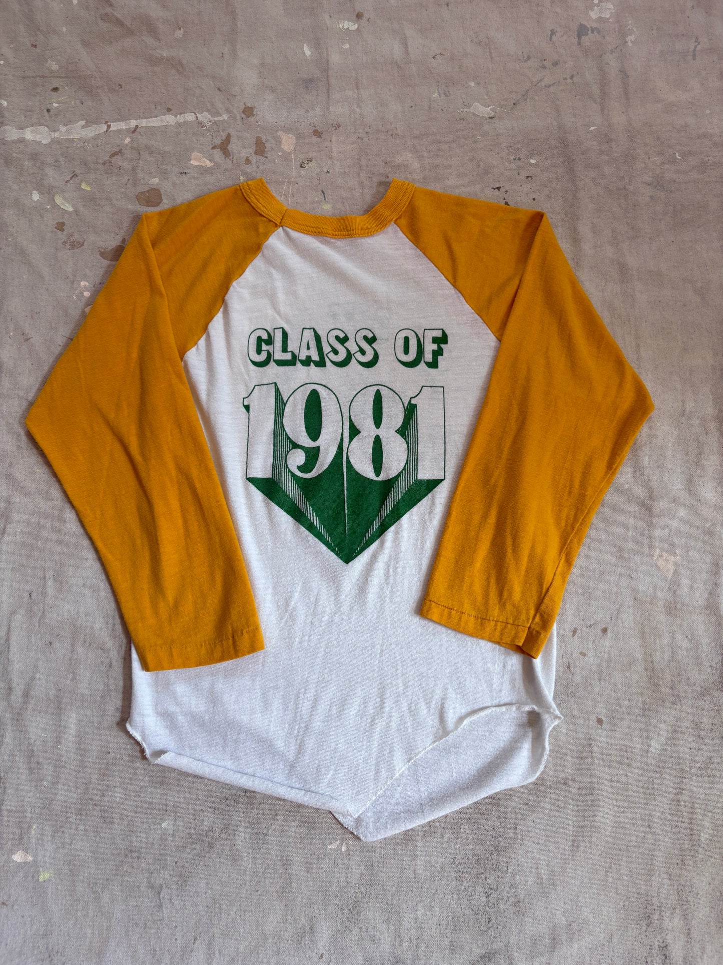 Vintage Class Of ‘81 Seniors Baseball Tee
