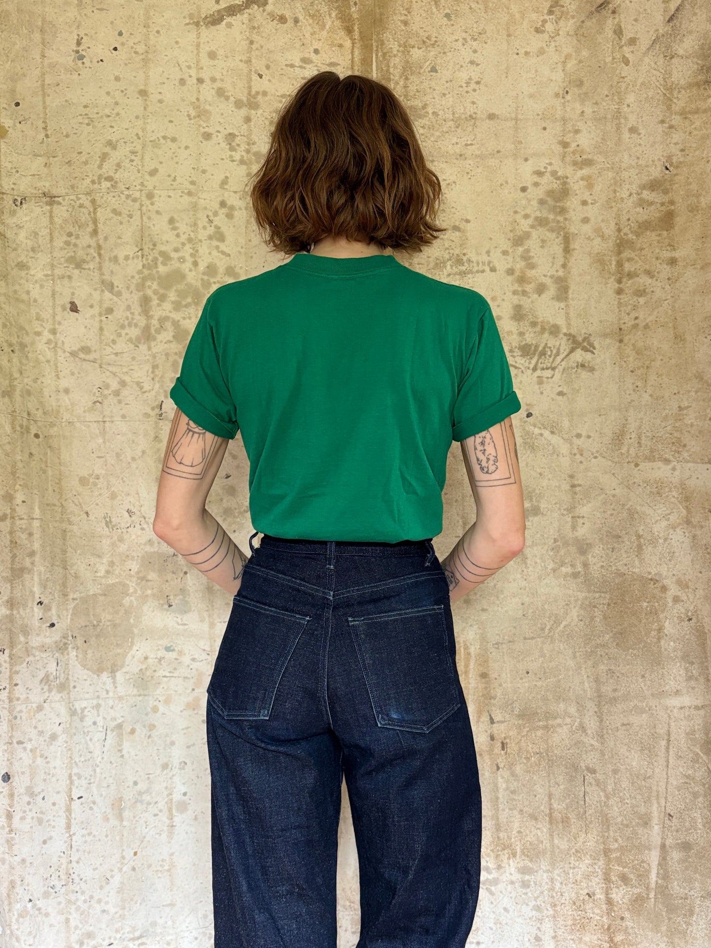 70s/80s Log Lettering Gold Arrow Camp Tee