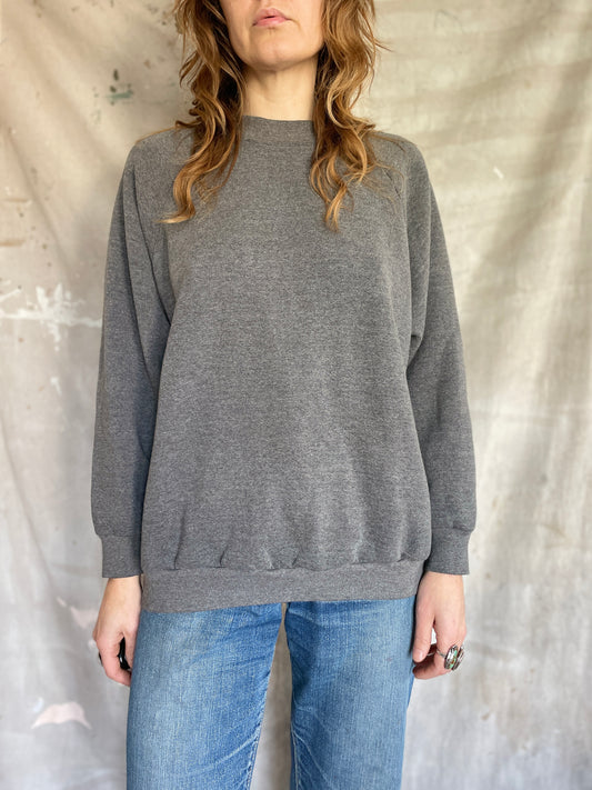 90s Blank Grey Sweatshirt