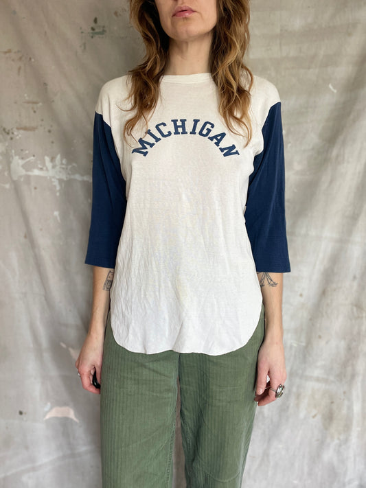 70s Michigan Baseball Shirt