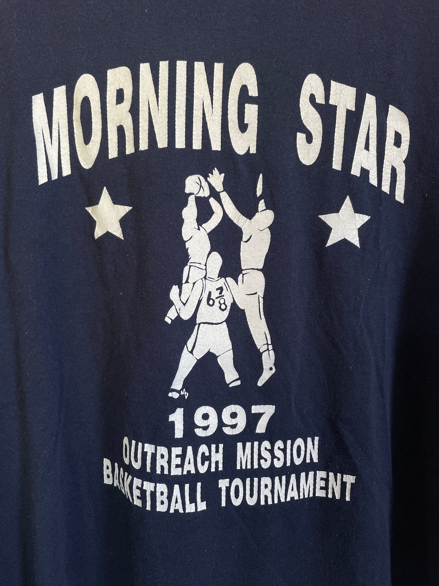 90s Morning Star Basketball Tee