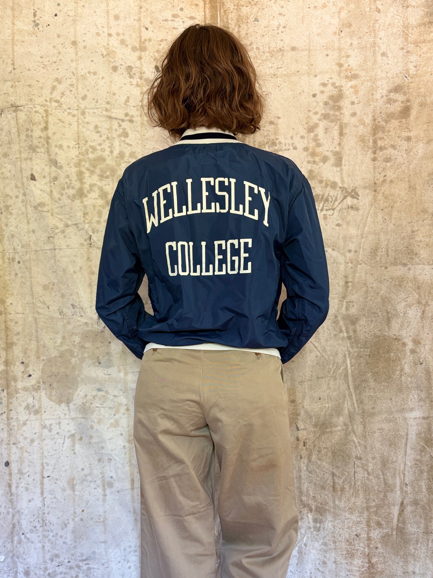 70s Russell Athletic Wellesley College Tennis Jacket