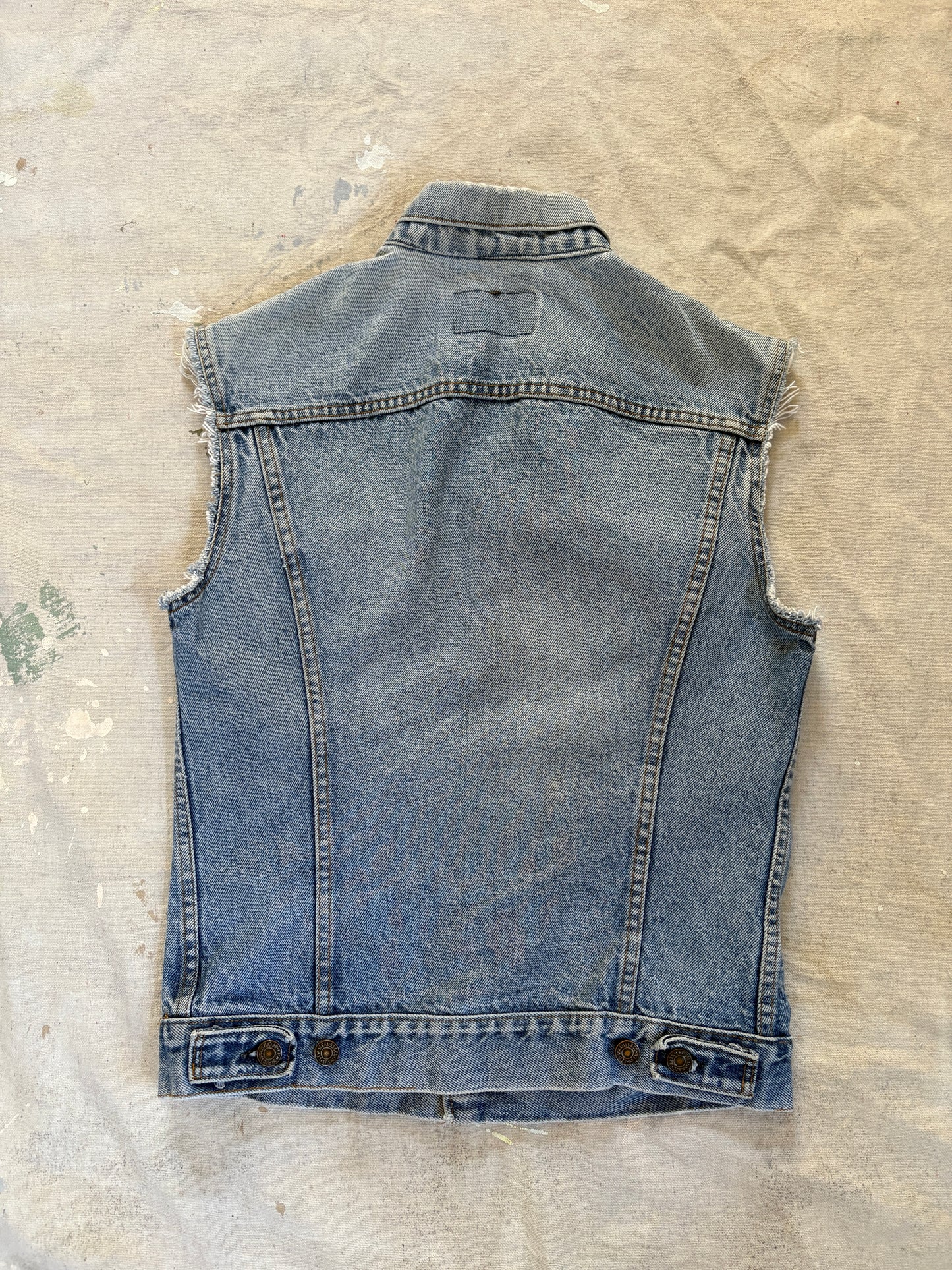 Vintage 90s Levi’s Cut Off Trucker Jacket Vest