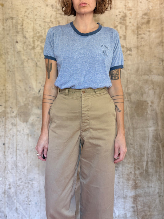 Vintage 80s St. Croix Ringer Tee