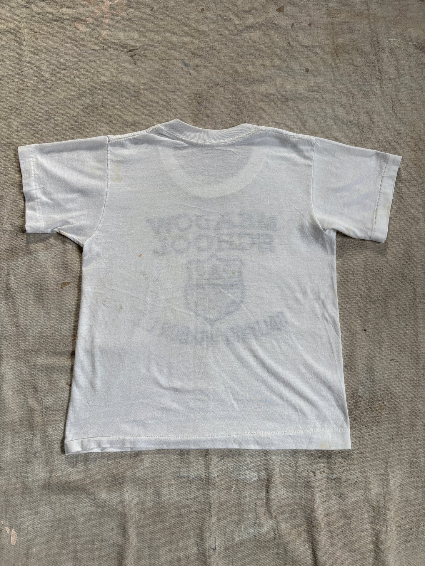 Vintage 70s Baldwin Harbor Long Island Meadow School Tee
