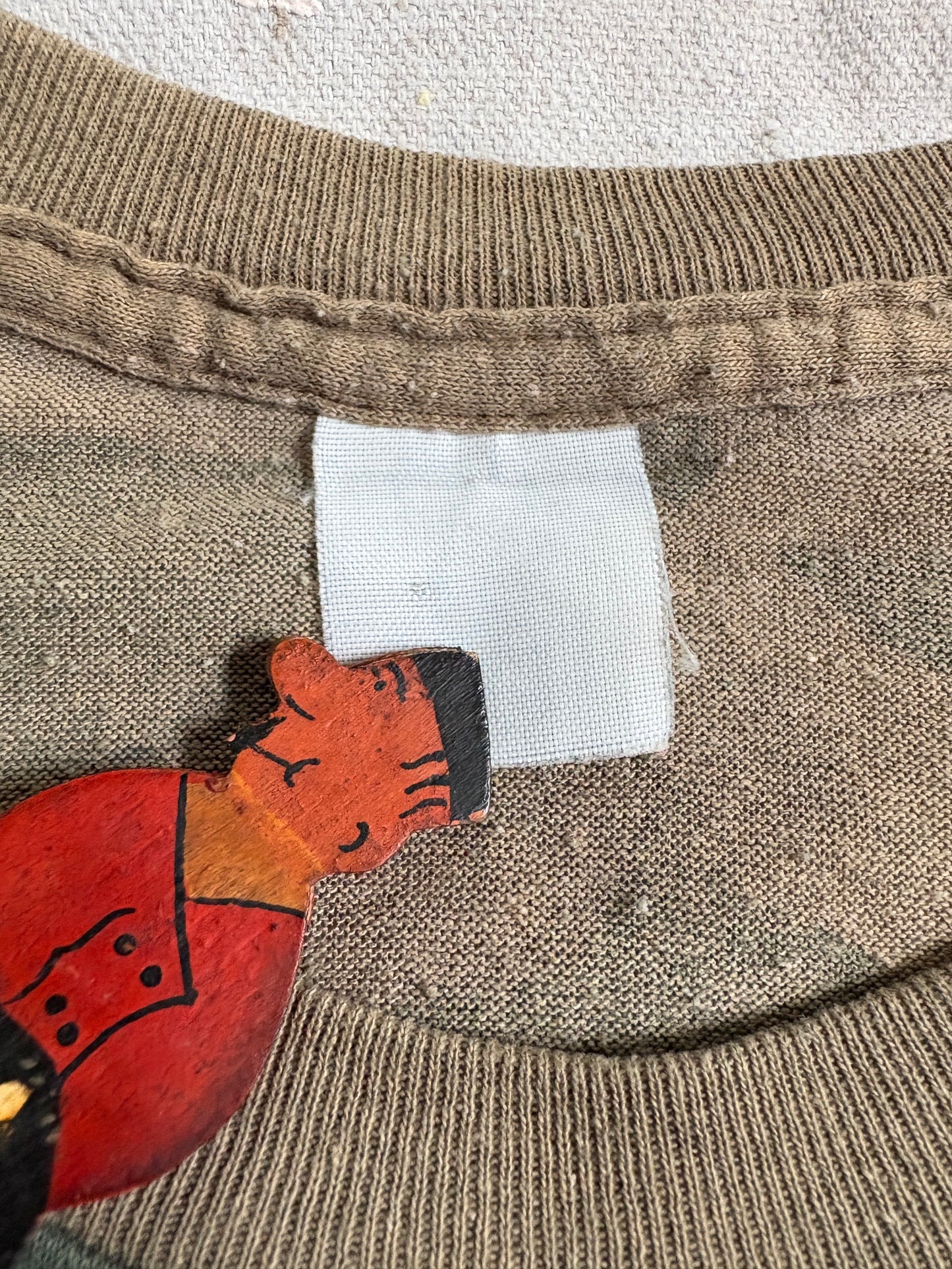 Vintage 80s Woodland Camo Pocket Tee