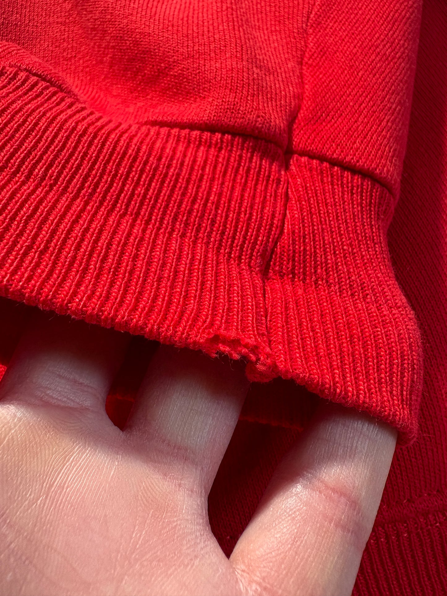 Vintage 80s Blank Red Sweatshirt